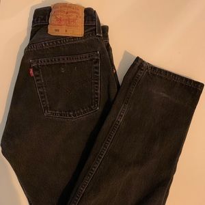 🪴Levi’s Vintage High-waisted 501 Jeans in Black